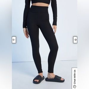 WEWOREWHAT Waffle Leggings
